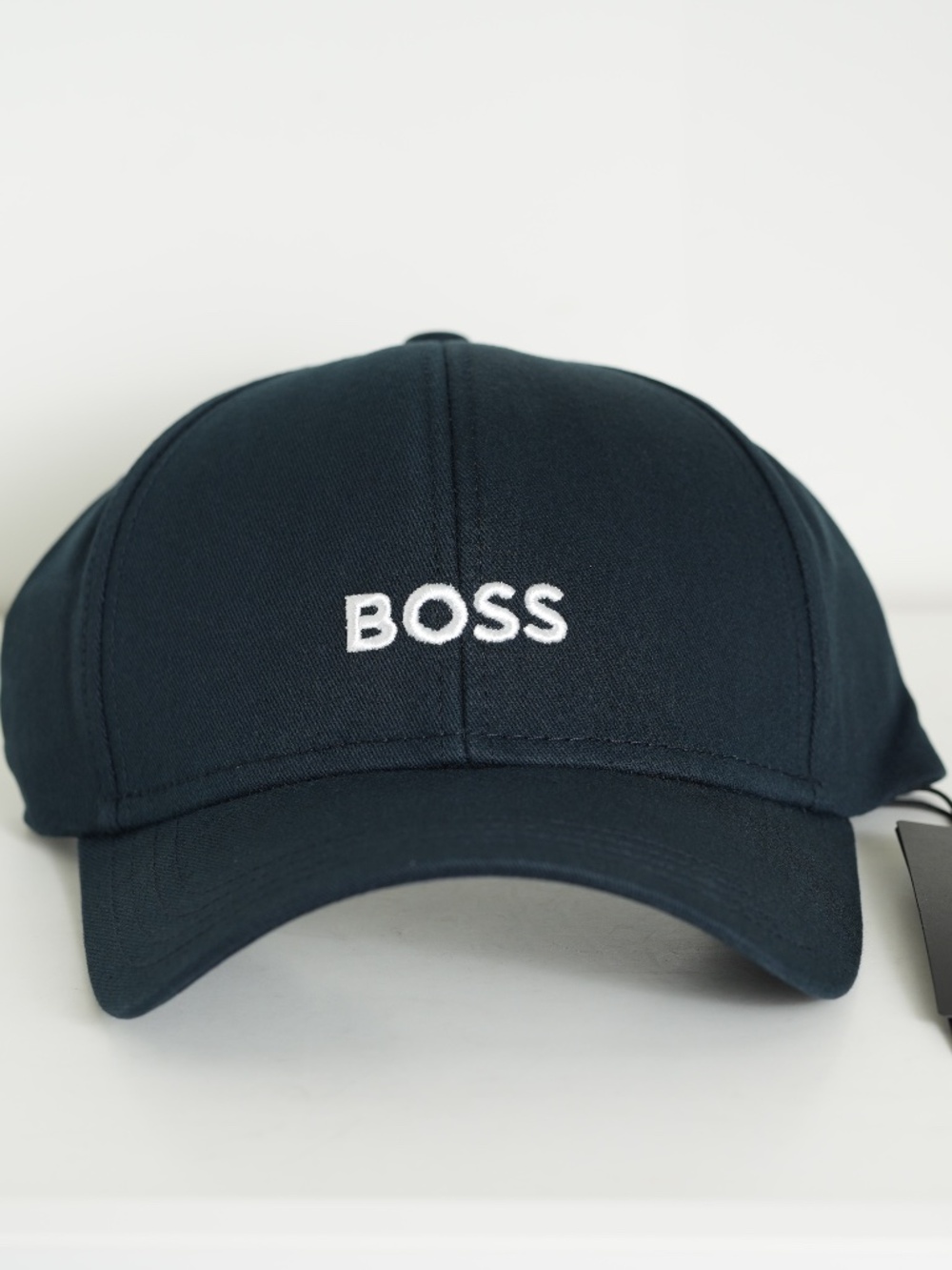 Hugo Boss Cap Embroidered Logo in Cotton Twill Spruce Blue Hat One Size